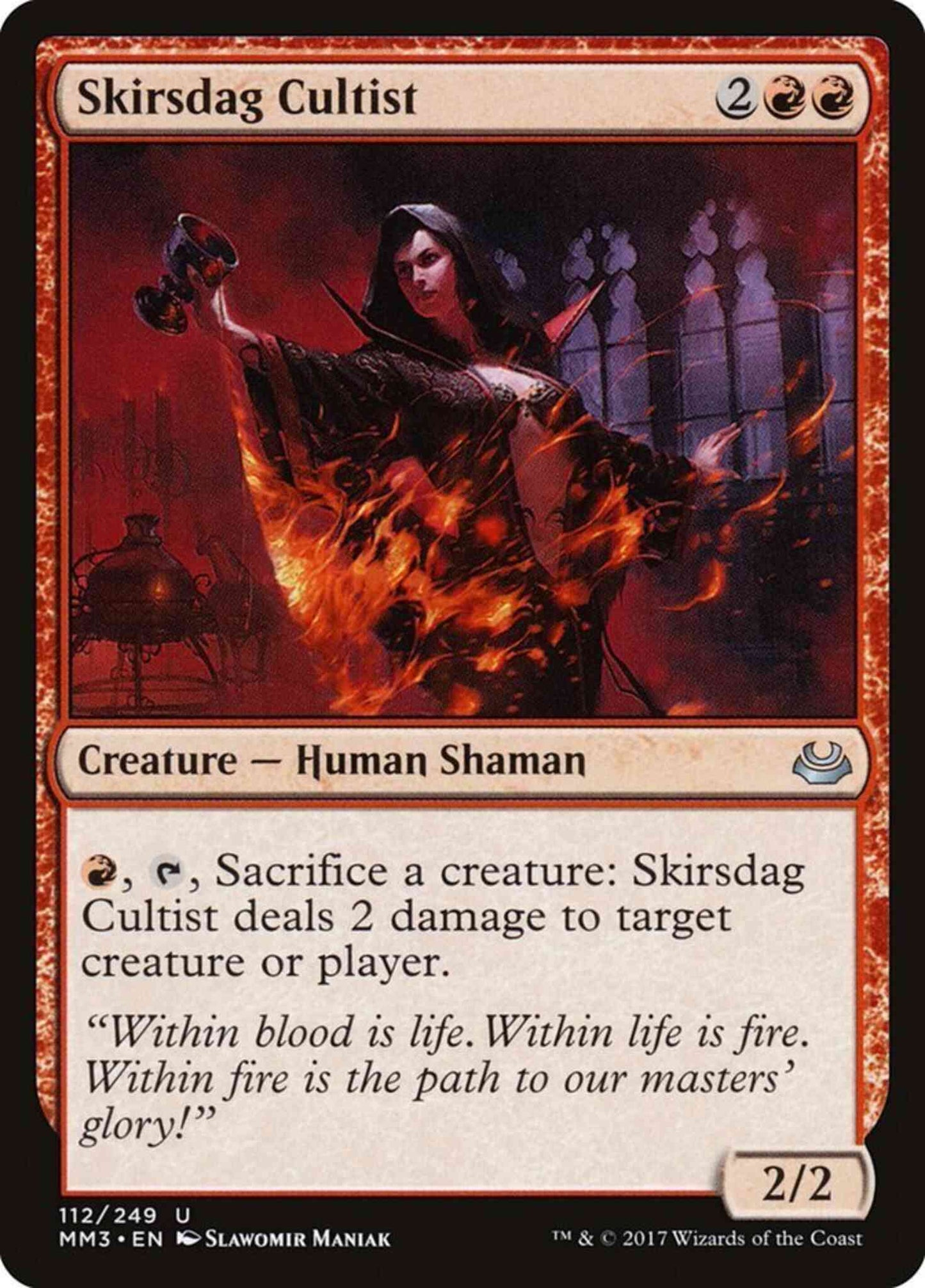 Skirsdag Cultist [112] [Modern Masters 2017] [Non-Foil]