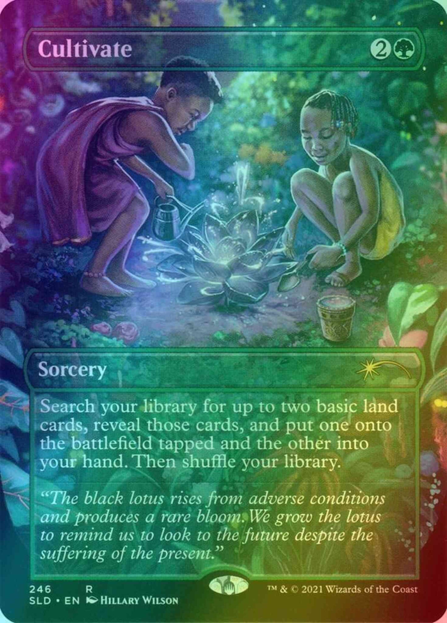 Cultivate [0246] [Borderless] [Black is Magic] [Secret Lair Drop] [Foil]