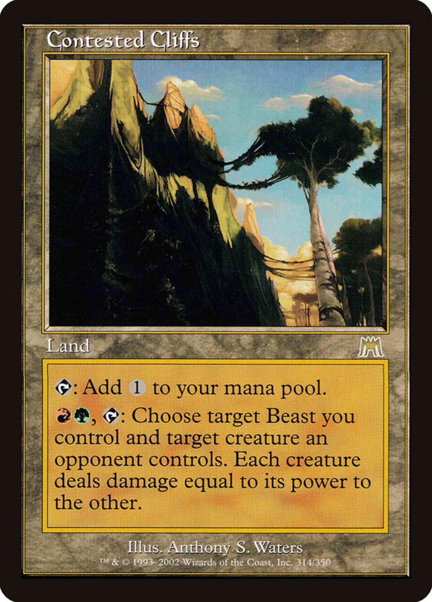 Contested Cliffs [314] [Onslaught] [Non-Foil]
