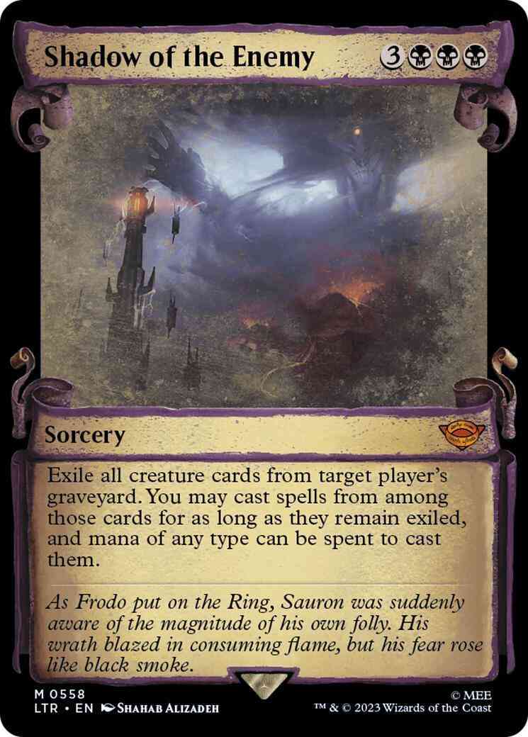 Shadow of the Enemy [558] [Scrolls Showcase] [The Lord of the Rings: Tales of Middle-earth] [Non-Foil]