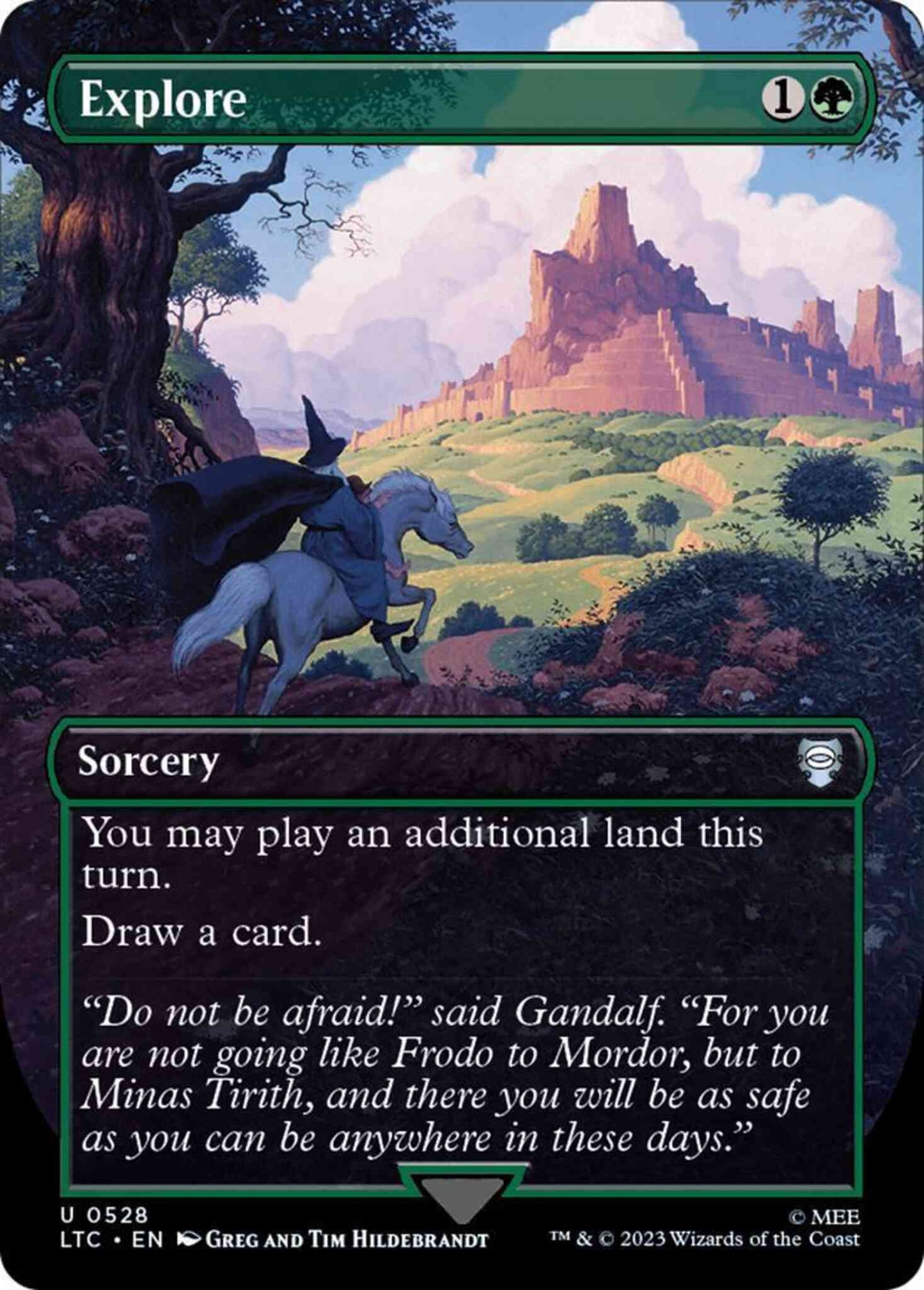 Explore [528] [Borderless] [The Lord of the Rings: Tales of Middle-earth: Commander] [Non-Foil]