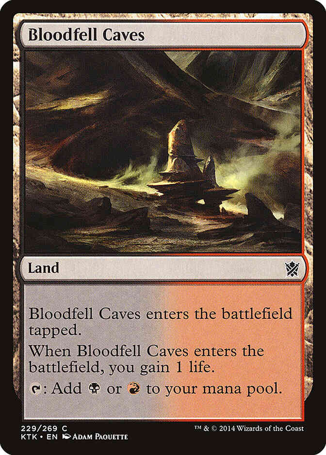Bloodfell Caves [229] [Khans Of Tarkir] [Non-Foil]