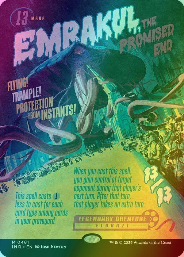 Emrakul, the Promised End [481] [Borderless] [Poster] [Innistrad Remastered] [Foil]