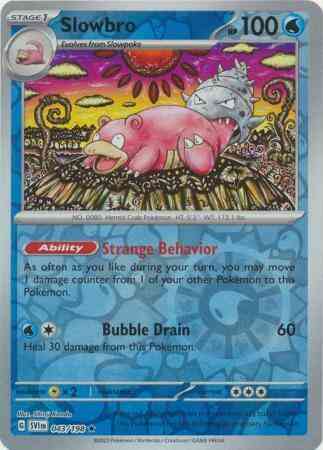 Slowbro - 043/198 - Rare [sv01-043] [Reverse Holo]