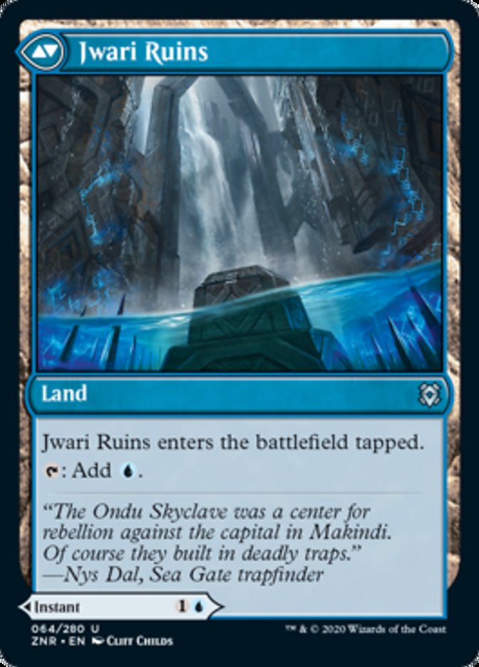 Jwari Disruption // Jwari Ruins [64] [Zendikar Rising] [Non-Foil]