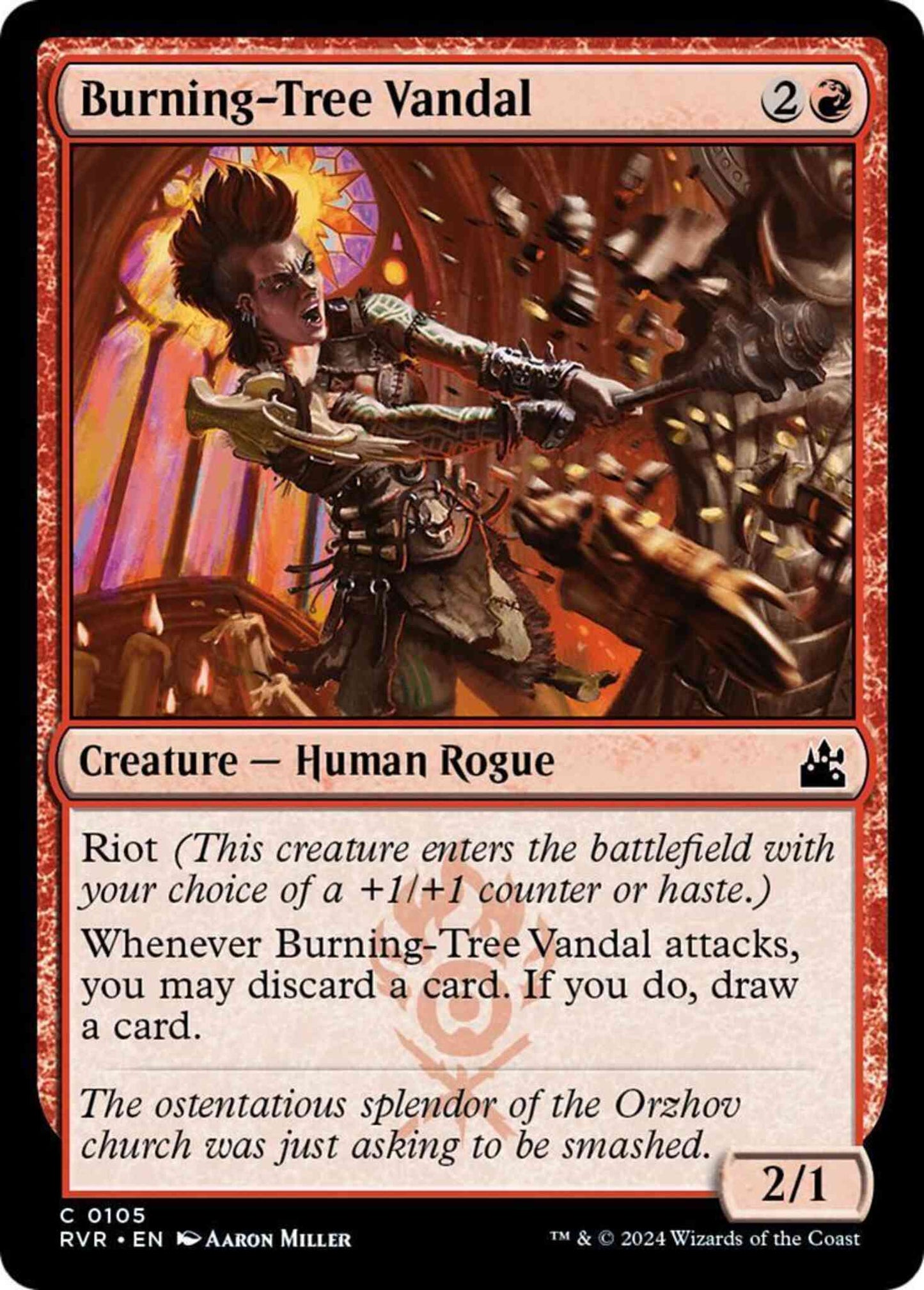 Burning-Tree Vandal [105] [Ravnica Remastered] [Non-Foil]