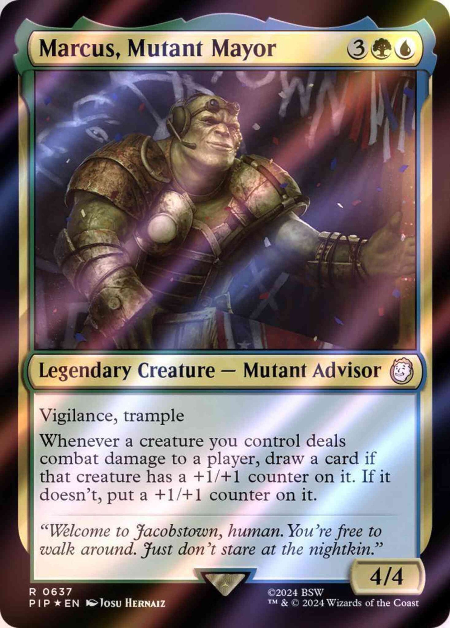 Marcus, Mutant Mayor [637] [Fallout] [Surge Foil]
