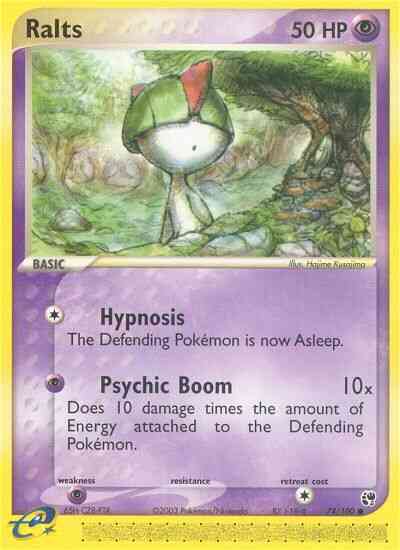 Ralts - 74/100 - Common [ex2-74] [Reverse Holo]