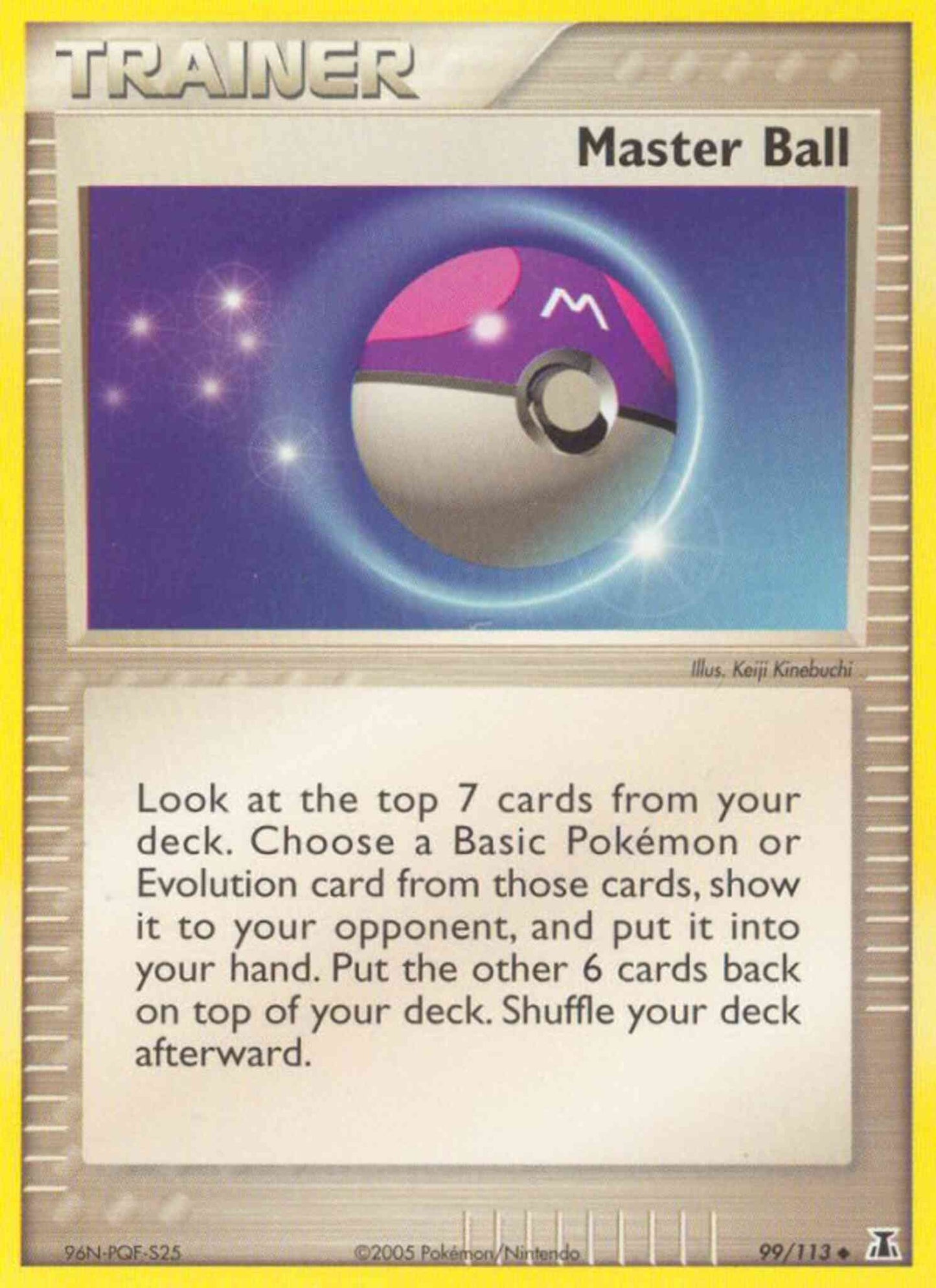 Master Ball - 99/113 - Uncommon [ex11-99] [Reverse Holo]