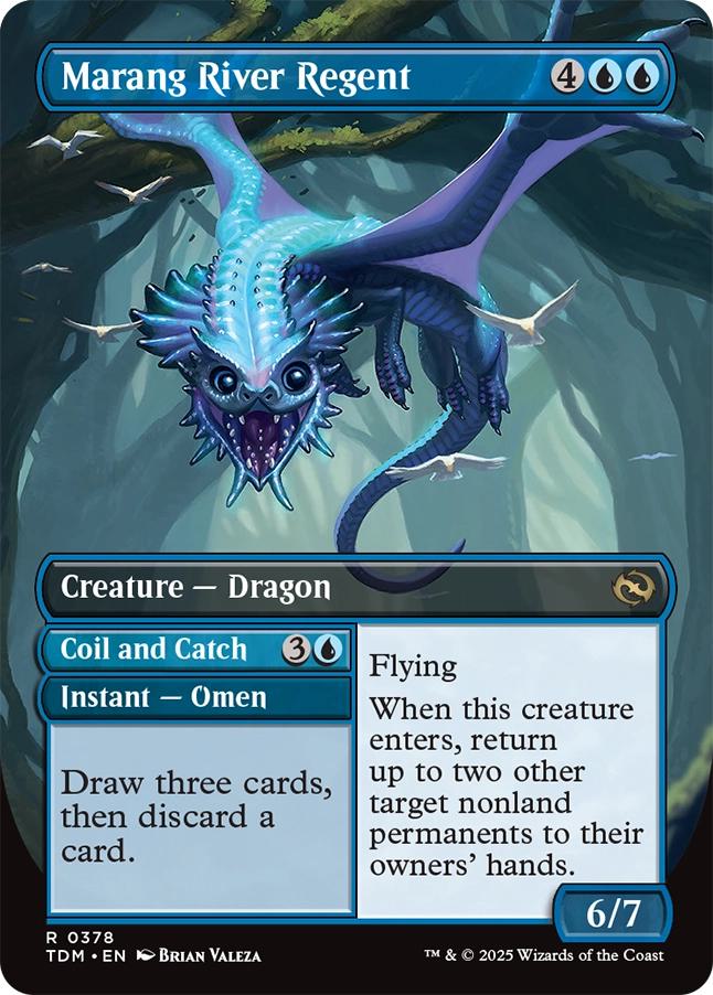 Marang River Regent // Coil and Catch // Marang River Regent // Coil and Catch [378] [Borderless] [Tarkir: Dragonstorm] [Non-Foil]