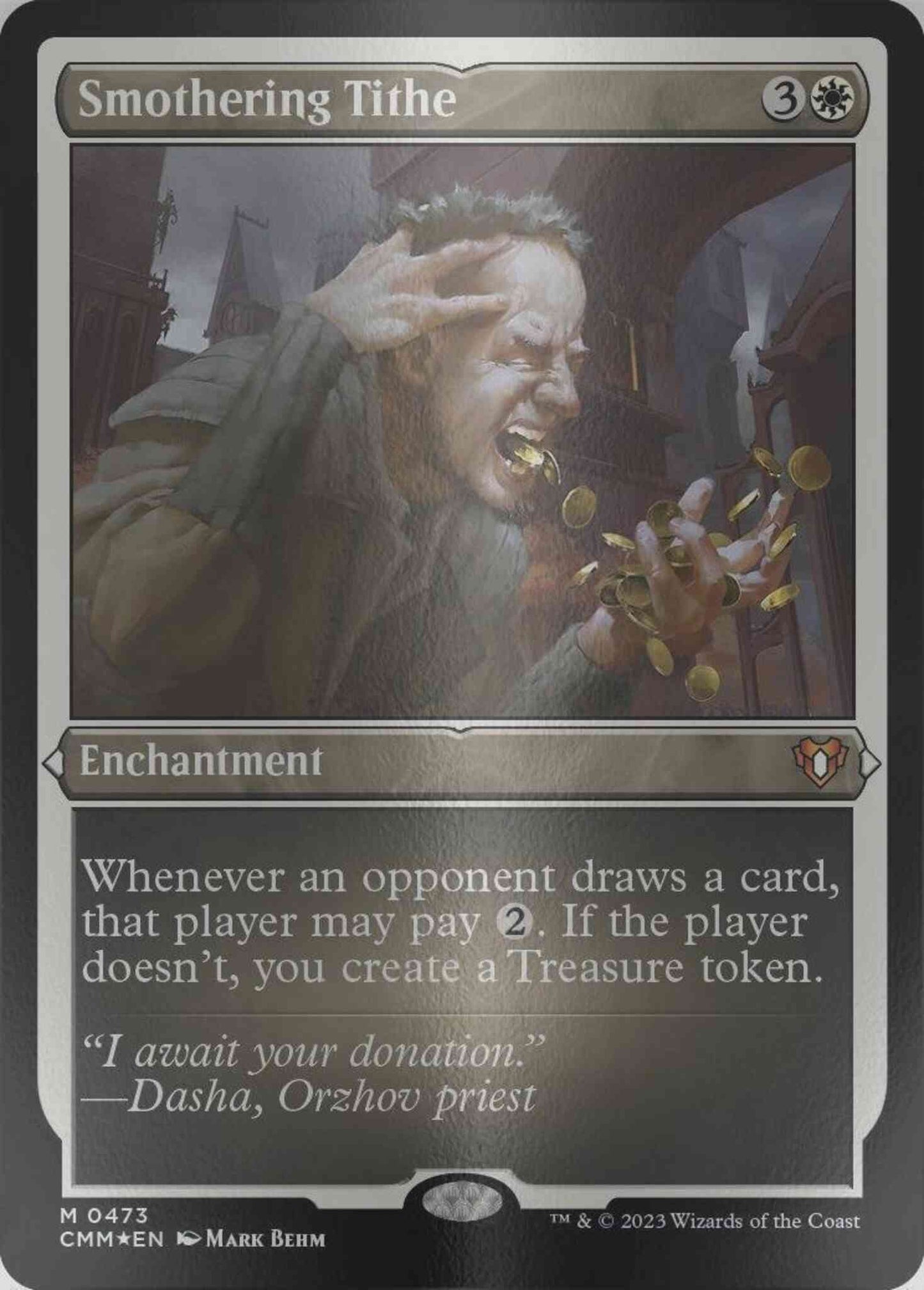 Smothering Tithe [473] [Commander Masters] [Etched Foil]