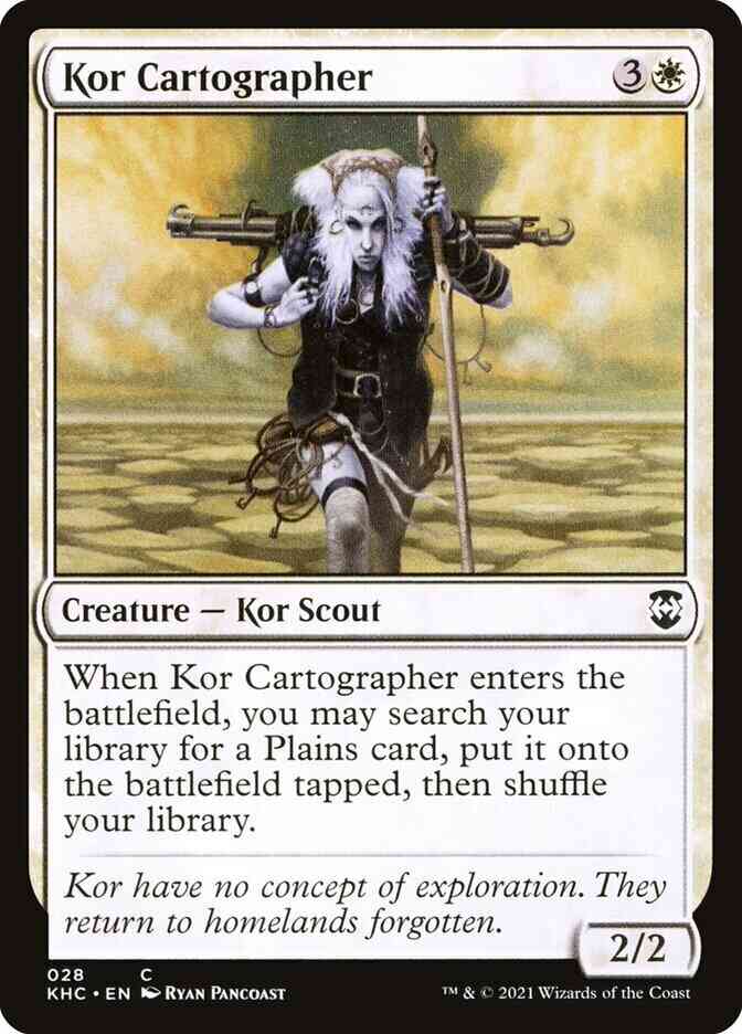 Kor Cartographer [28] [Kaldheim Commander] [Non-Foil]
