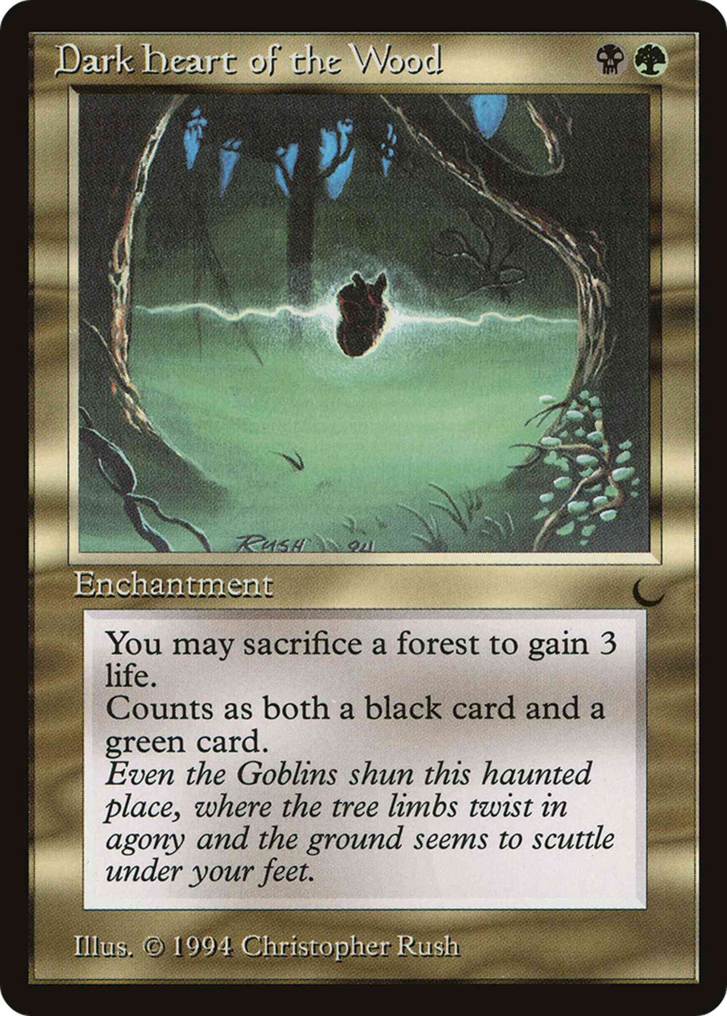 Dark Heart of the Wood [95] [The Dark] [Non-Foil]