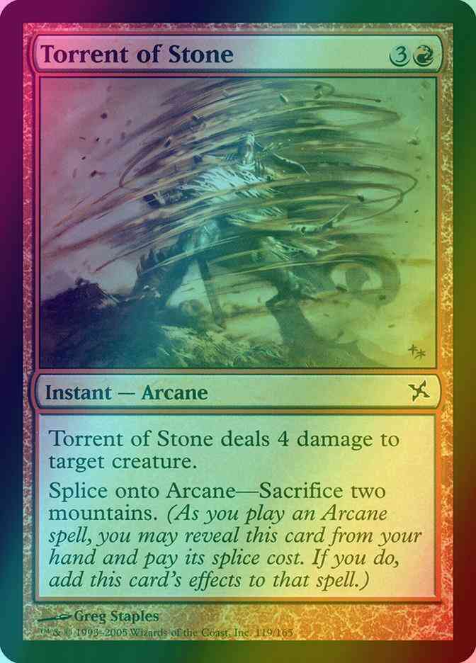 Torrent of Stone [119] [Betrayers of Kamigawa] [Foil]