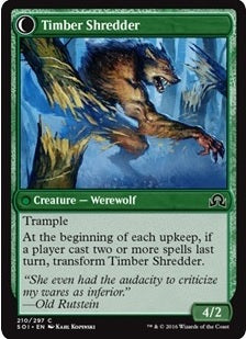 Hinterland Logger // Timber Shredder [210] [Shadows over Innistrad] [Non-Foil]