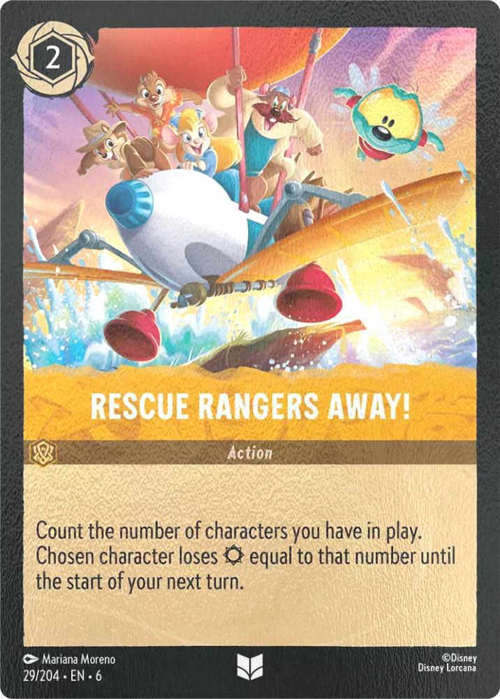 Rescue Rangers Away! - 29/204 [Azurite Sea] [Cold Foil]