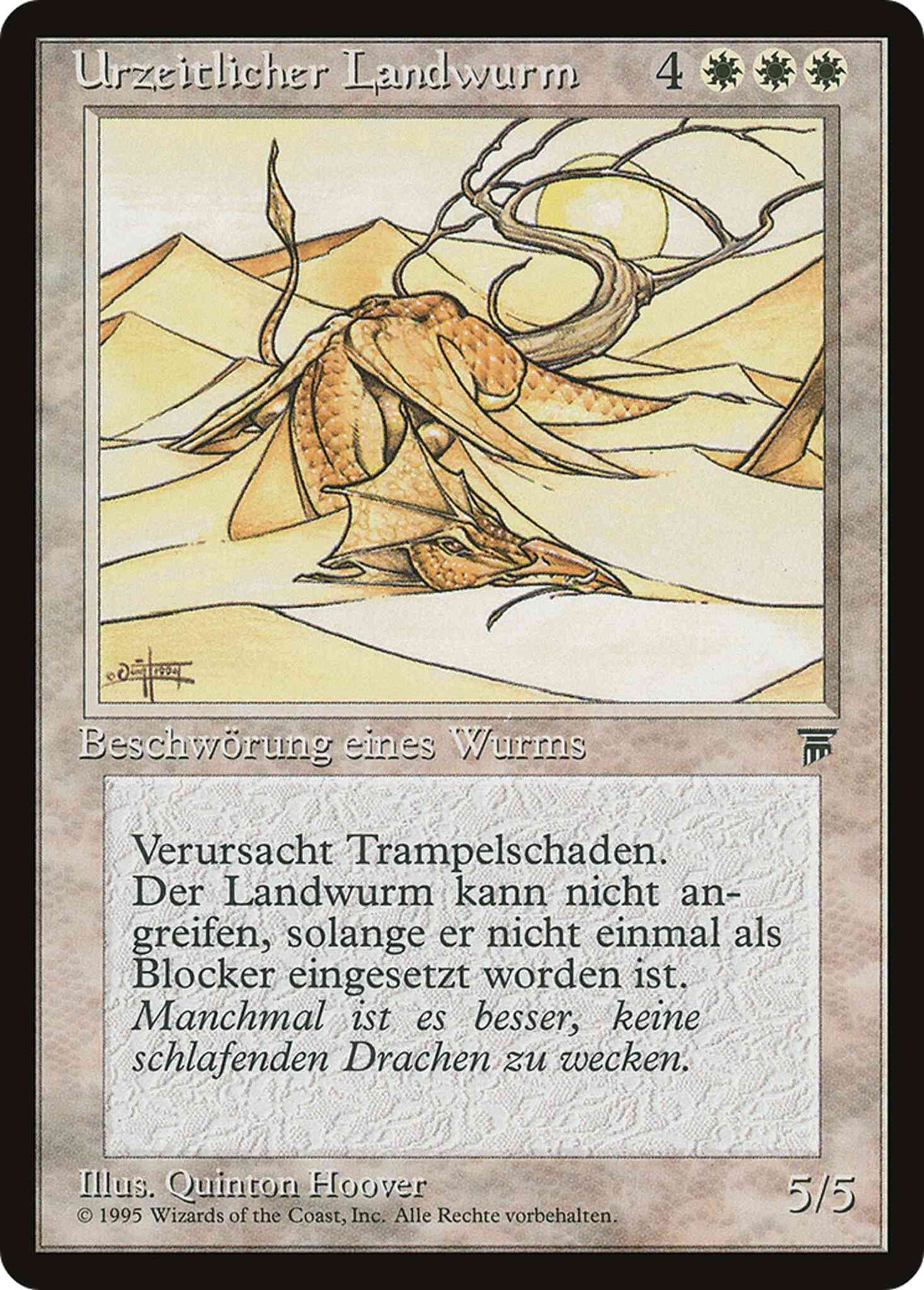 Elder Land Wurm - German [9] [Renaissance German] [Non-Foil]