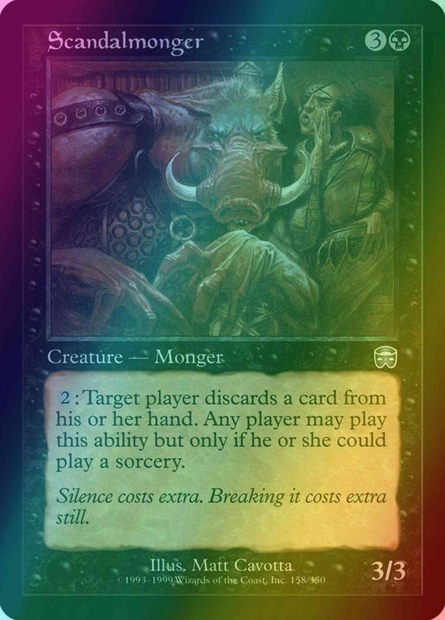 Scandalmonger [158] [Mercadian Masques] [Foil]