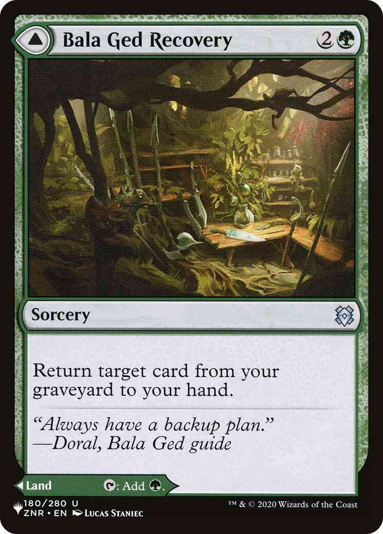 Bala Ged Recovery // Bala Ged Sanctuary [ZNR-180] [The List] [Non-Foil]