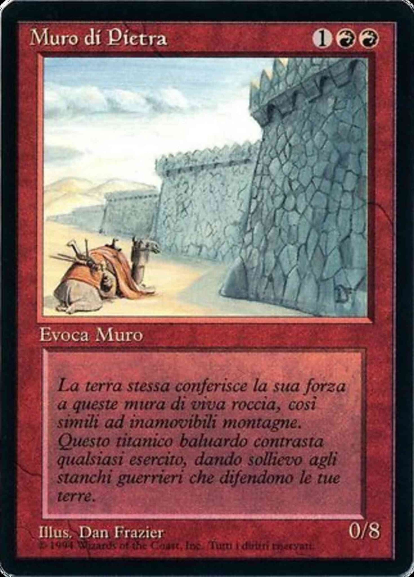 Wall of Stone - Italian [184] [Foreign Black Border: Italian] [Non-Foil]