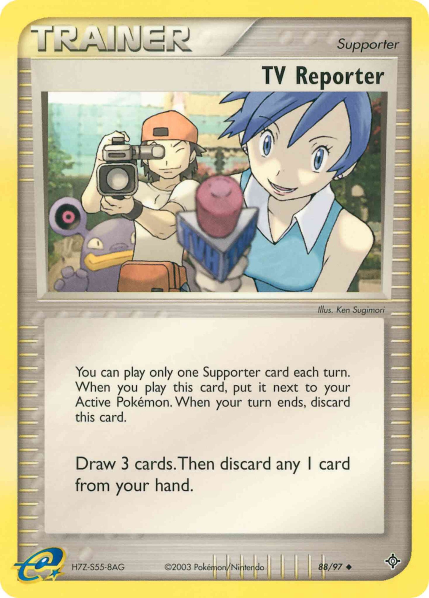 TV Reporter - 88/97 - Uncommon [ex3-88] [Non-Holo]