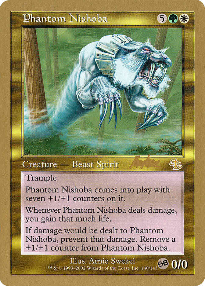 Phantom Nishoba [bk140sb] [World Championship Decks 2002] [Non-Foil]
