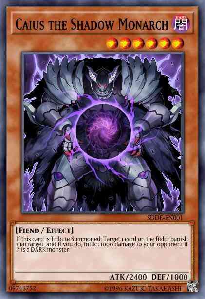 Caius the Shadow Monarch - PGLD-EN066 - Gold Rare - 1st Edition