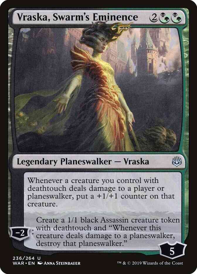 Vraska, Swarm's Eminence [236] [War of the Spark] [Non-Foil]