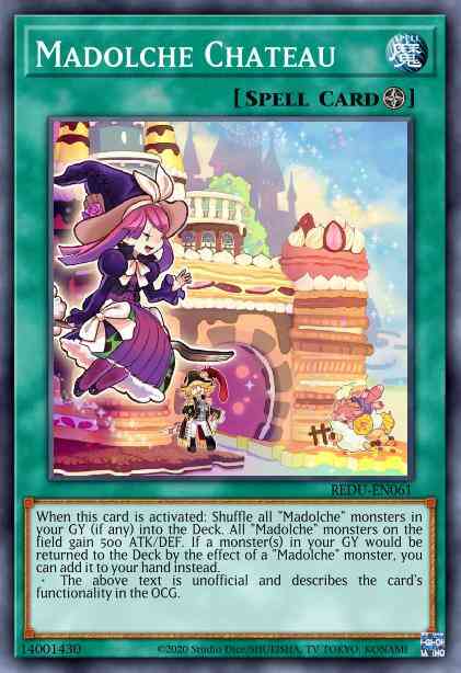 Madolche Chateau - MAGO-EN069 - Rare - 1st Edition