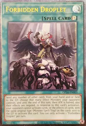 Forbidden Droplet - OP16-EN003 - Ultimate Rare - Unlimited