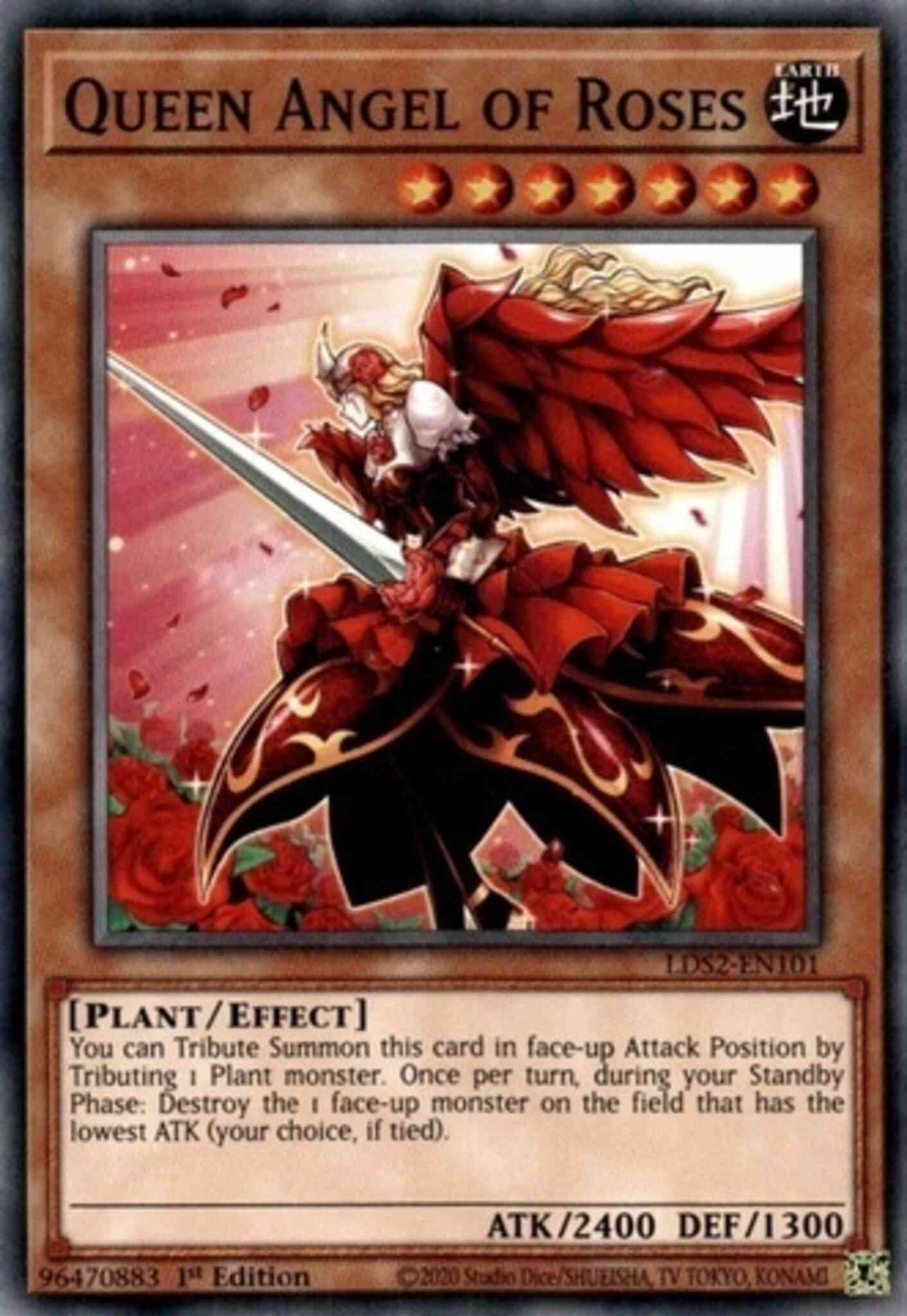 Queen Angel of Roses - LDS2-EN101 - Common - 1st Edition