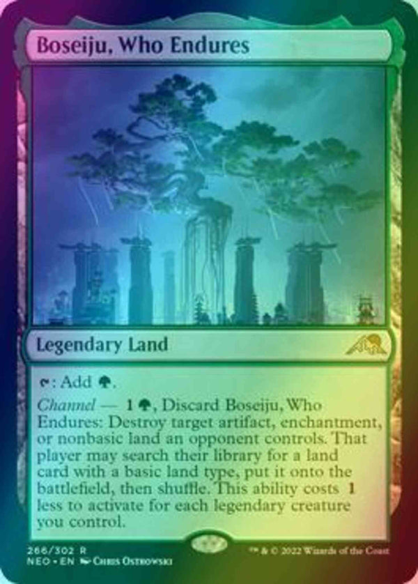 Boseiju, Who Endures [266] [Kamigawa: Neon Dynasty] [Foil]