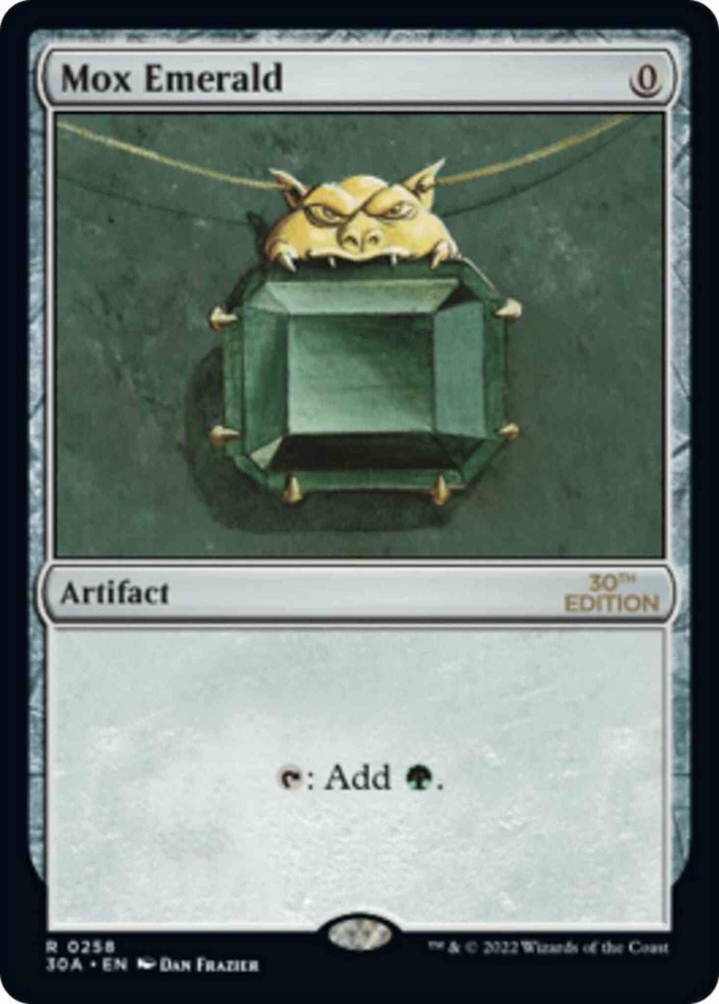 Mox Emerald [258] [30th Anniversary Edition] [Non-Foil]