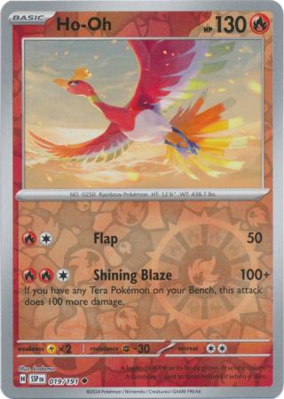 Ho-Oh - 019/191 - Uncommon [sv08-019] [Reverse Holo]