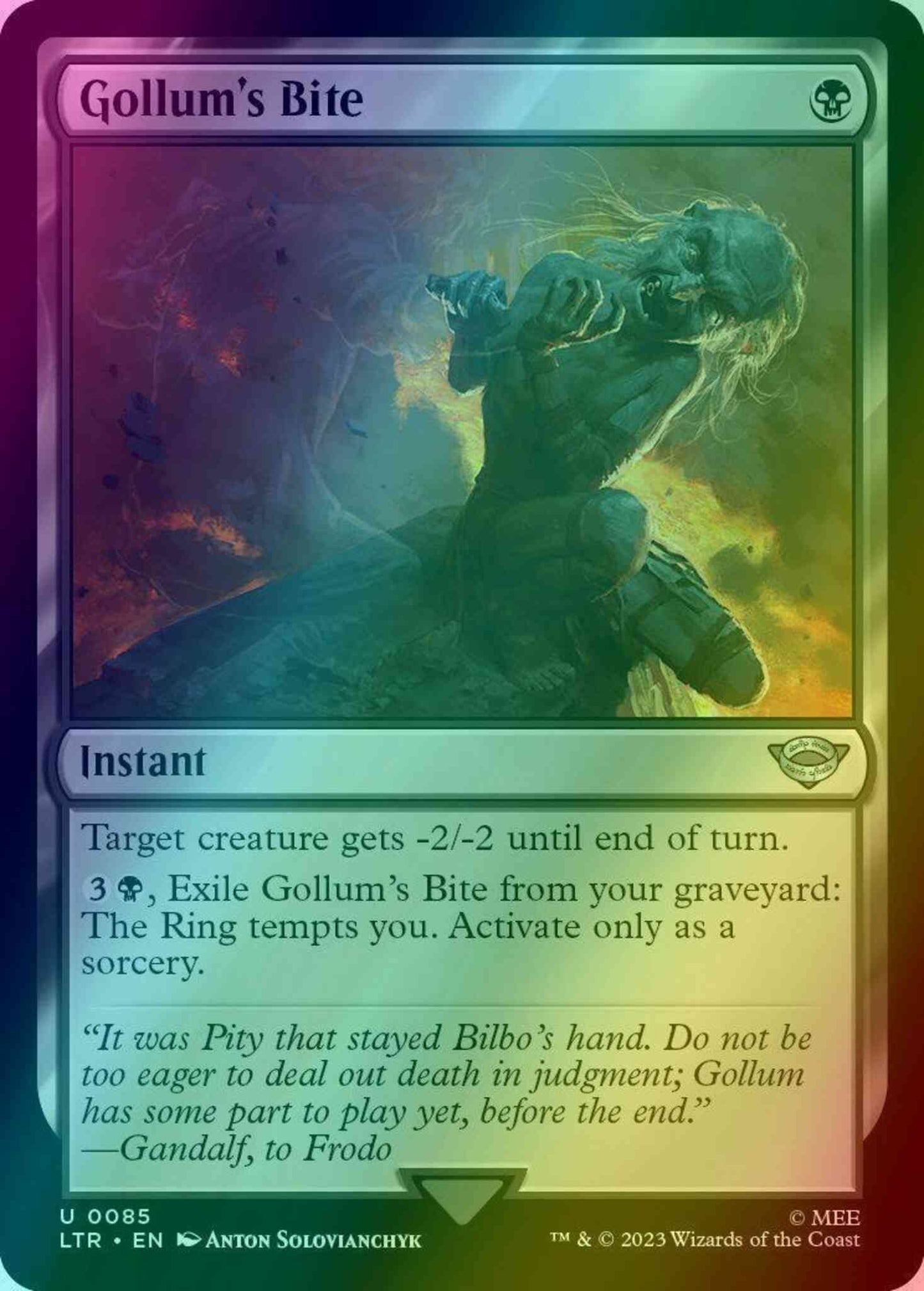 Gollum's Bite [85] [The Lord of the Rings: Tales of Middle-earth] [Foil]