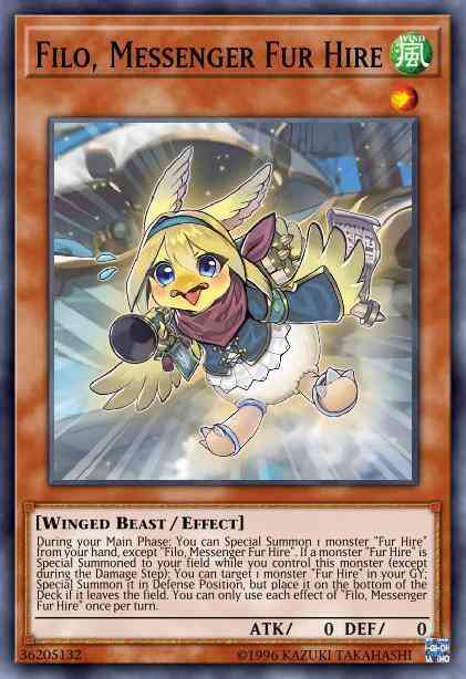 Filo, Messenger Fur Hire - DANE-EN015 - Rare - Unlimited