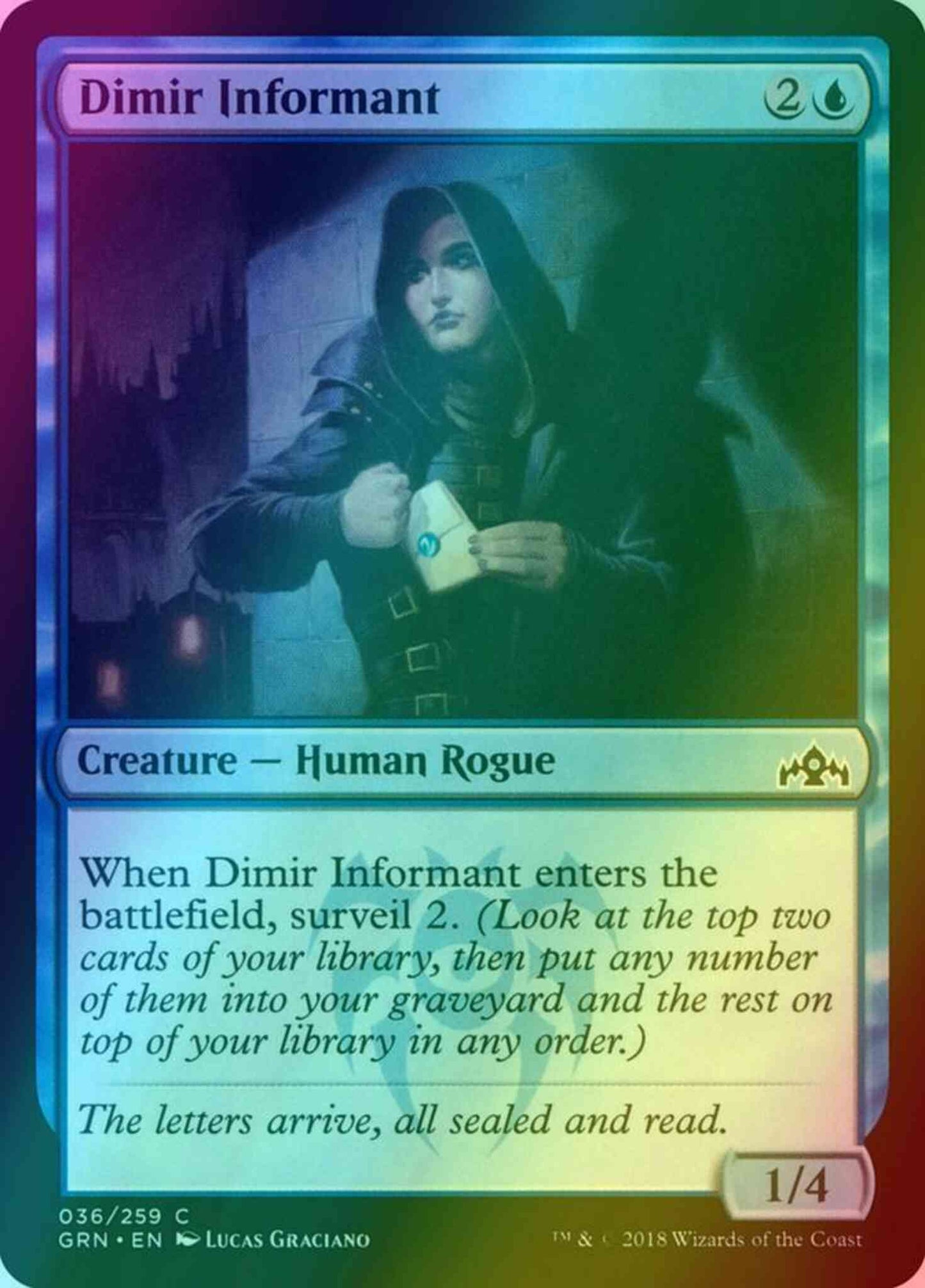 Dimir Informant [36] [Guilds of Ravnica] [Foil]