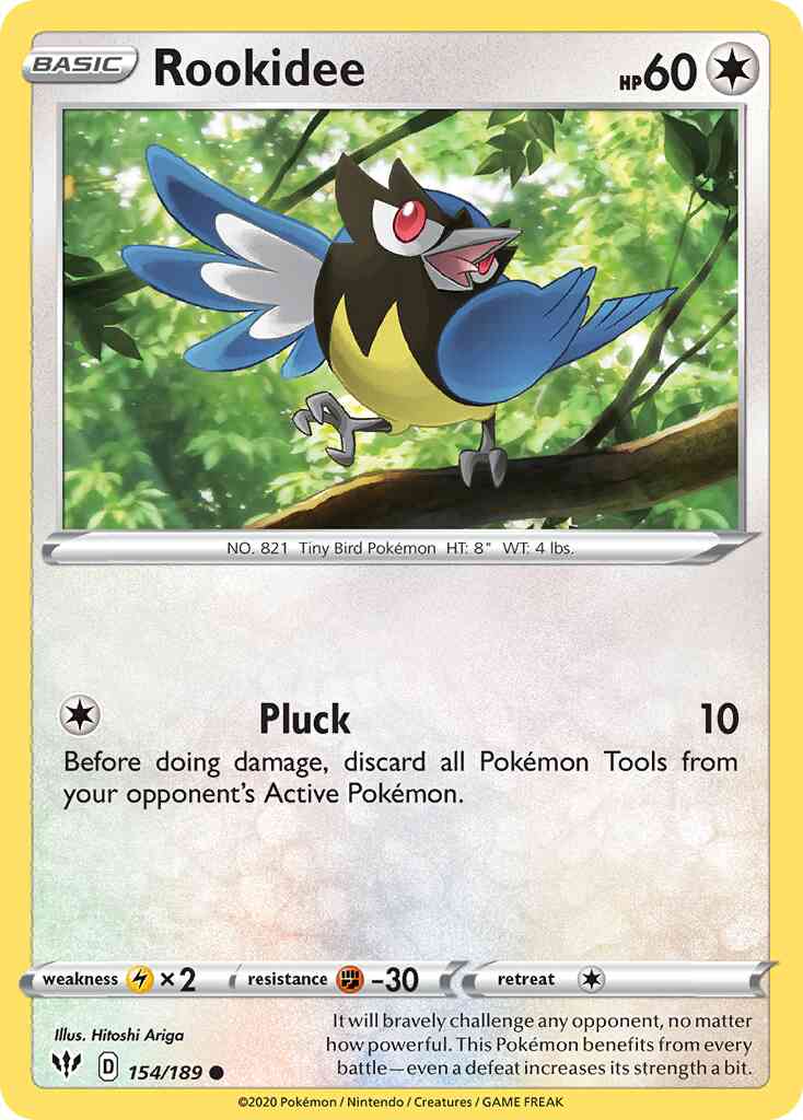 Rookidee - 154/189 - Common [swsh3-154] [Non-Holo]