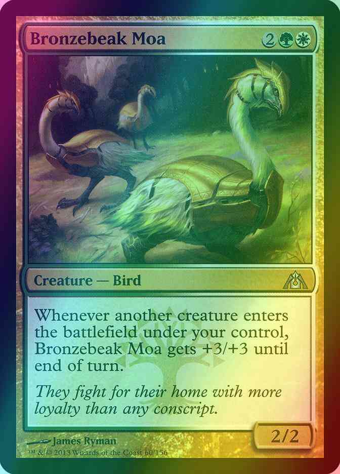 Bronzebeak Moa [60] [Dragon's Maze] [Foil]