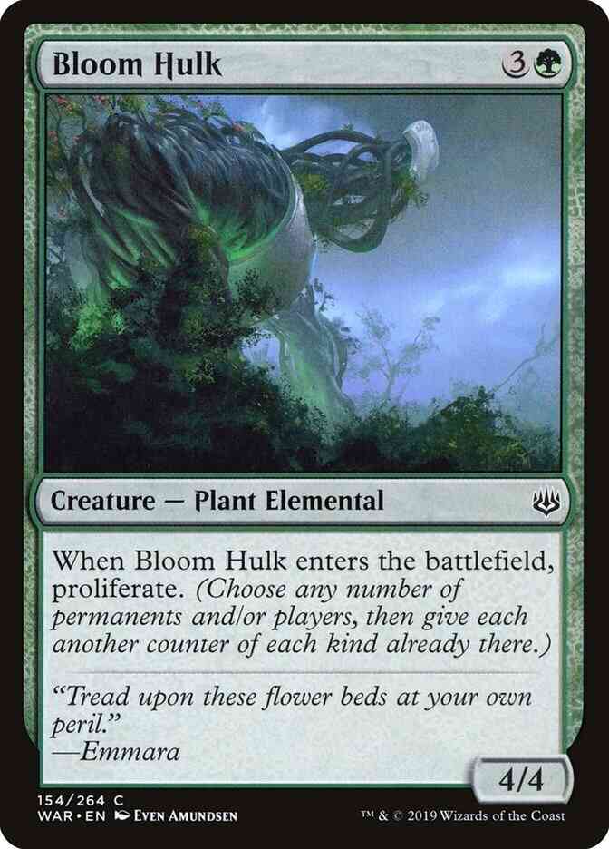 Bloom Hulk [154] [War of the Spark] [Non-Foil]