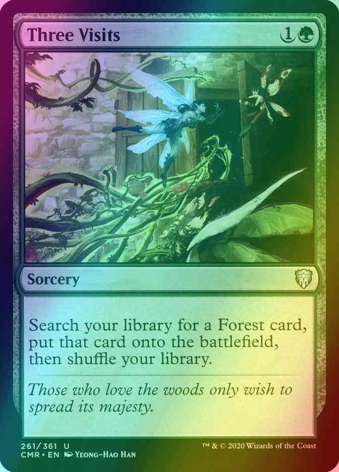 Three Visits [261] [Commander Legends] [Foil]