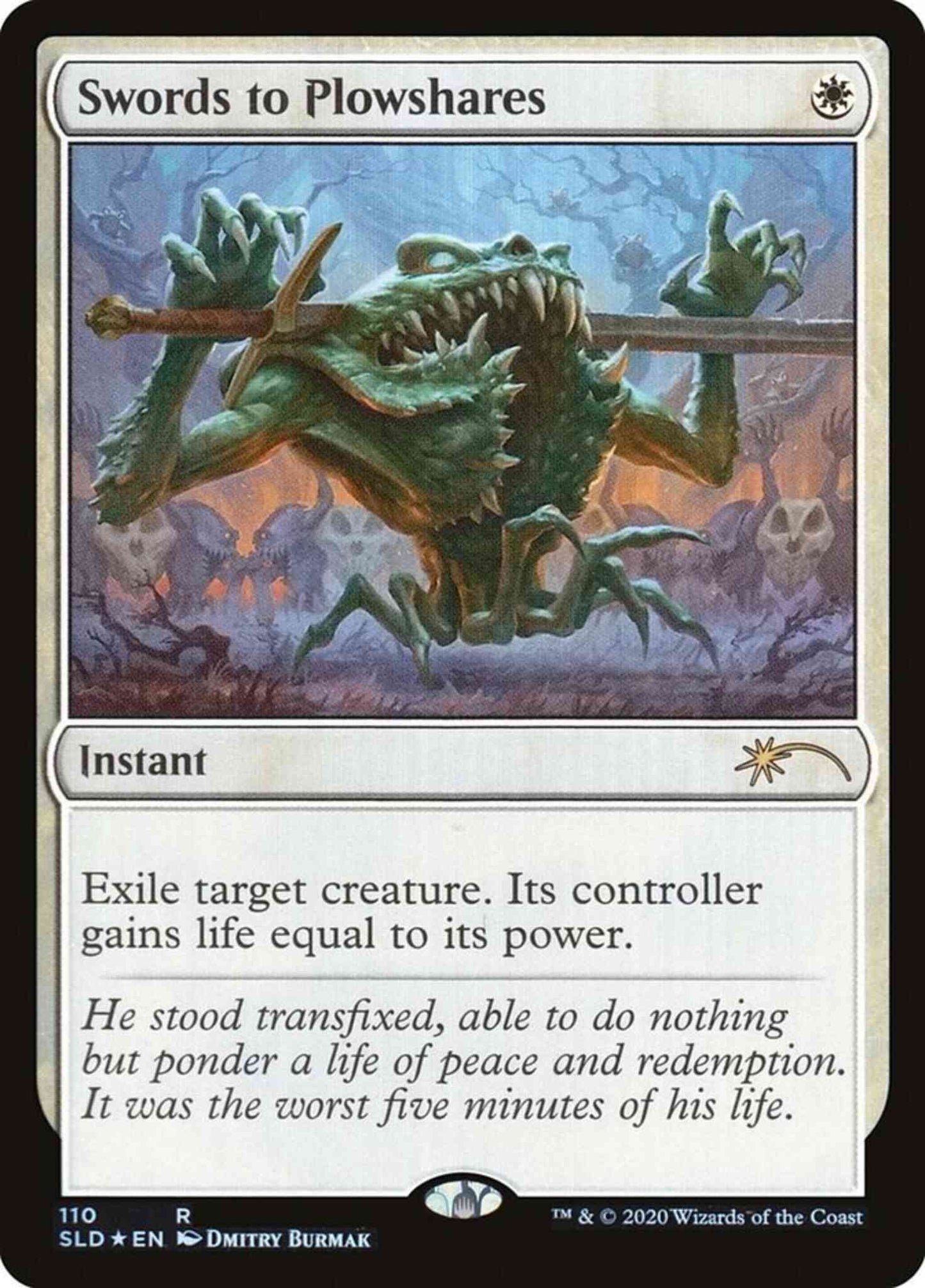 Swords to Plowshares [0110] [Happy Yargle Day!] [Secret Lair Drop] [Non-Foil]