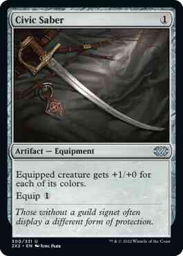 Civic Saber [300] [Double Masters 2022] [Non-Foil]