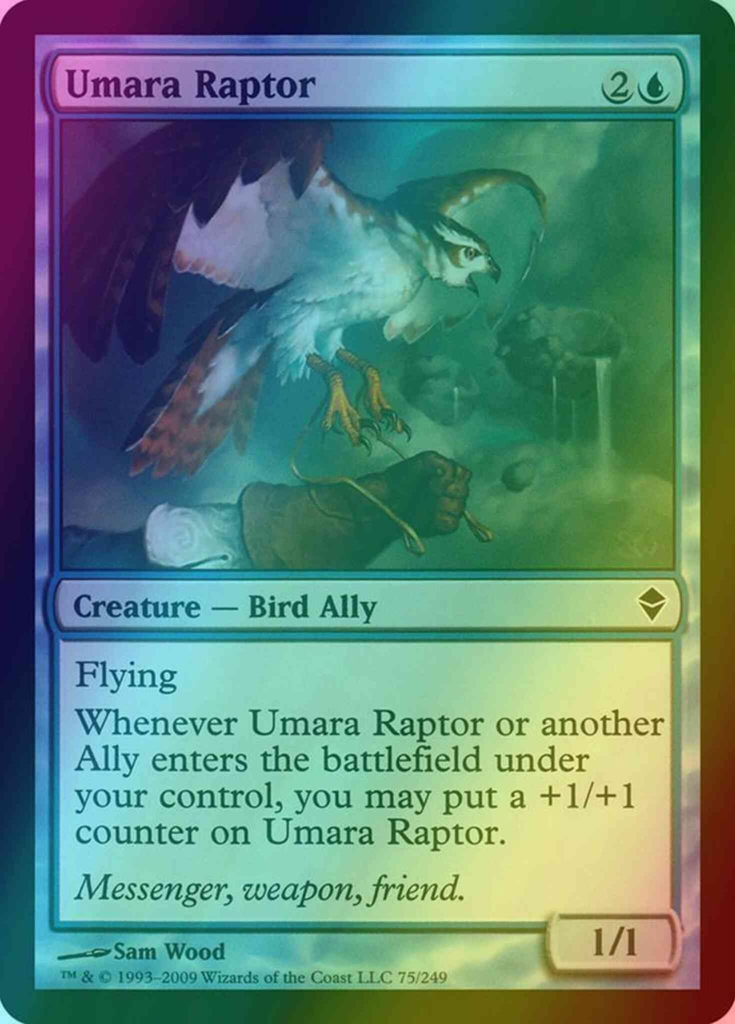 Umara Raptor [75] [Zendikar] [Foil]