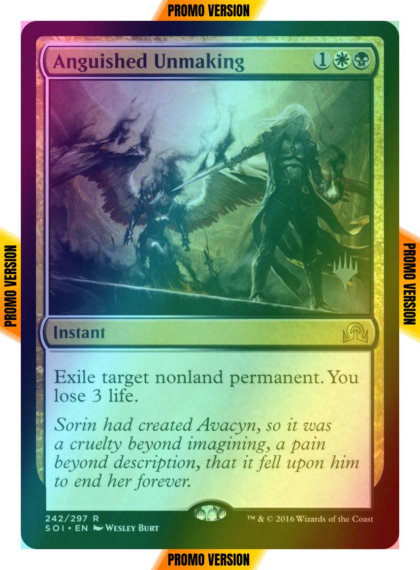 Anguished Unmaking [242p] [Promo Pack] [Shadows over Innistrad Promos] [Foil]