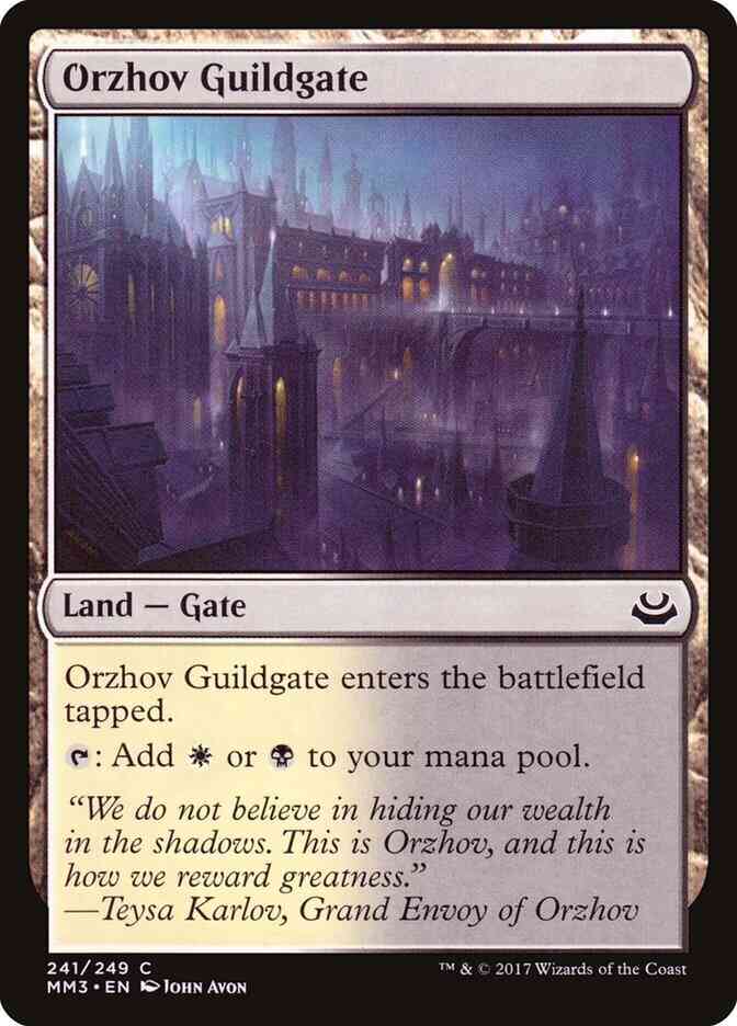 Orzhov Guildgate [241] [Modern Masters 2017] [Non-Foil]