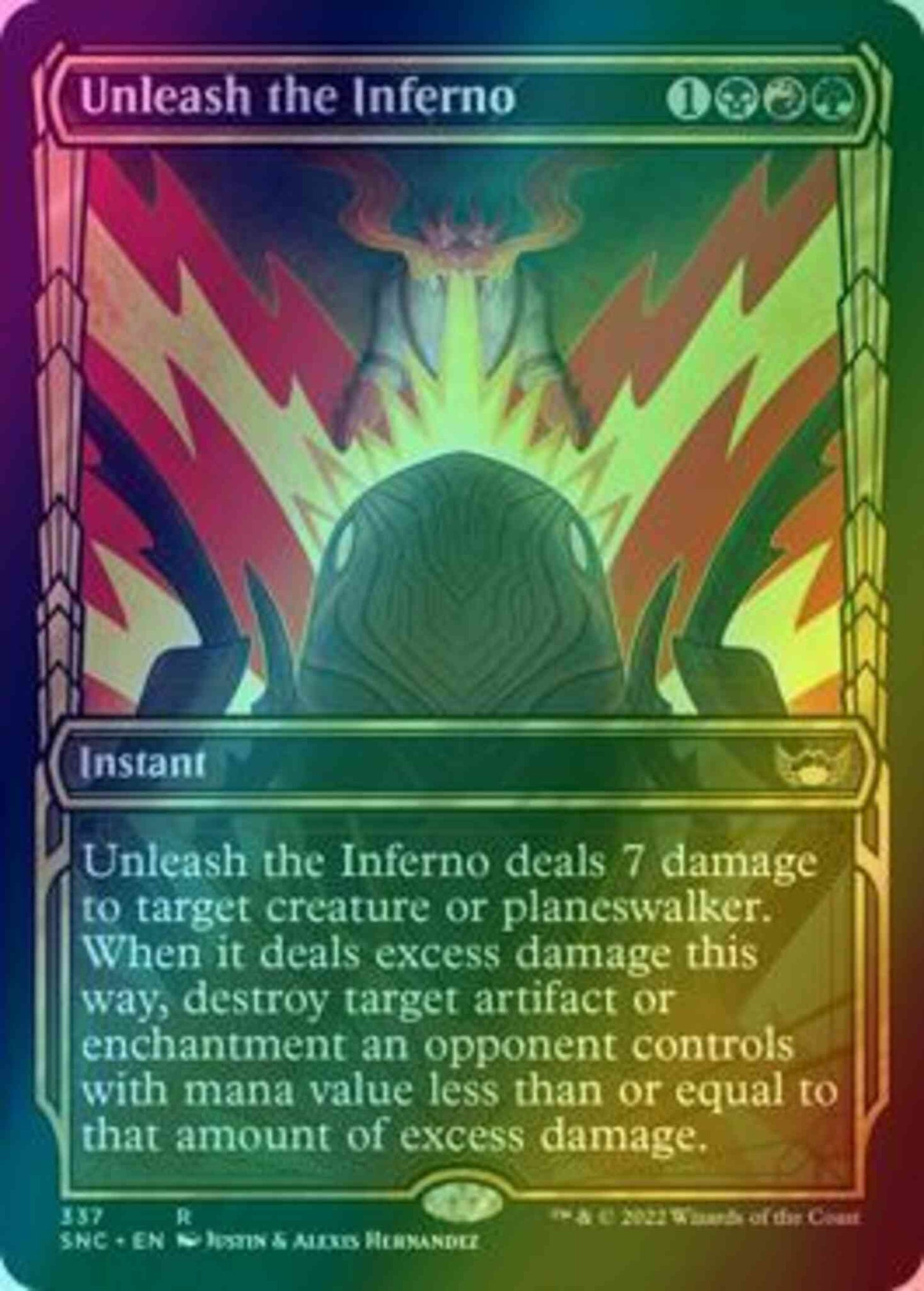Unleash the Inferno [337] [Golden Age Showcase] [Streets of New Capenna] [Foil]