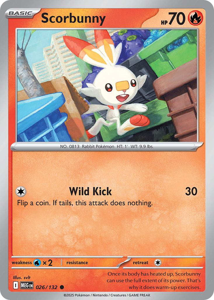 Scorbunny - 026/132 - Common [me01-026] [Non-Holo]