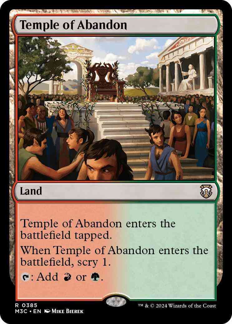 Temple of Abandon [385] [Modern Horizons 3: Commander] [Non-Foil]