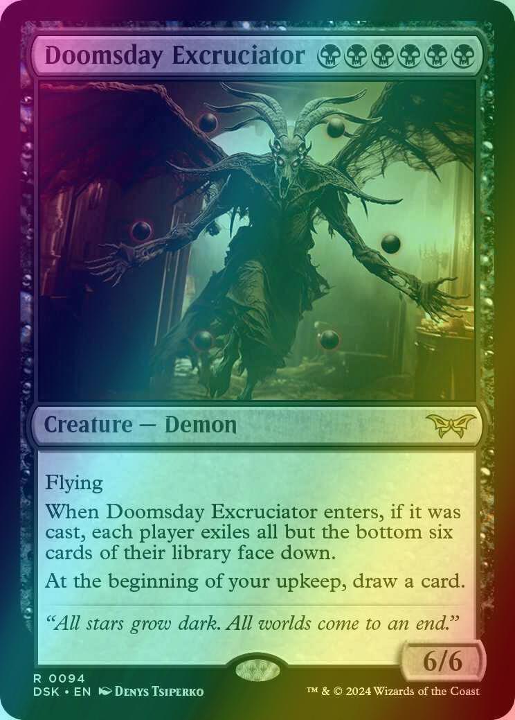 Doomsday Excruciator [94] [Duskmourn: House of Horror] [Foil]